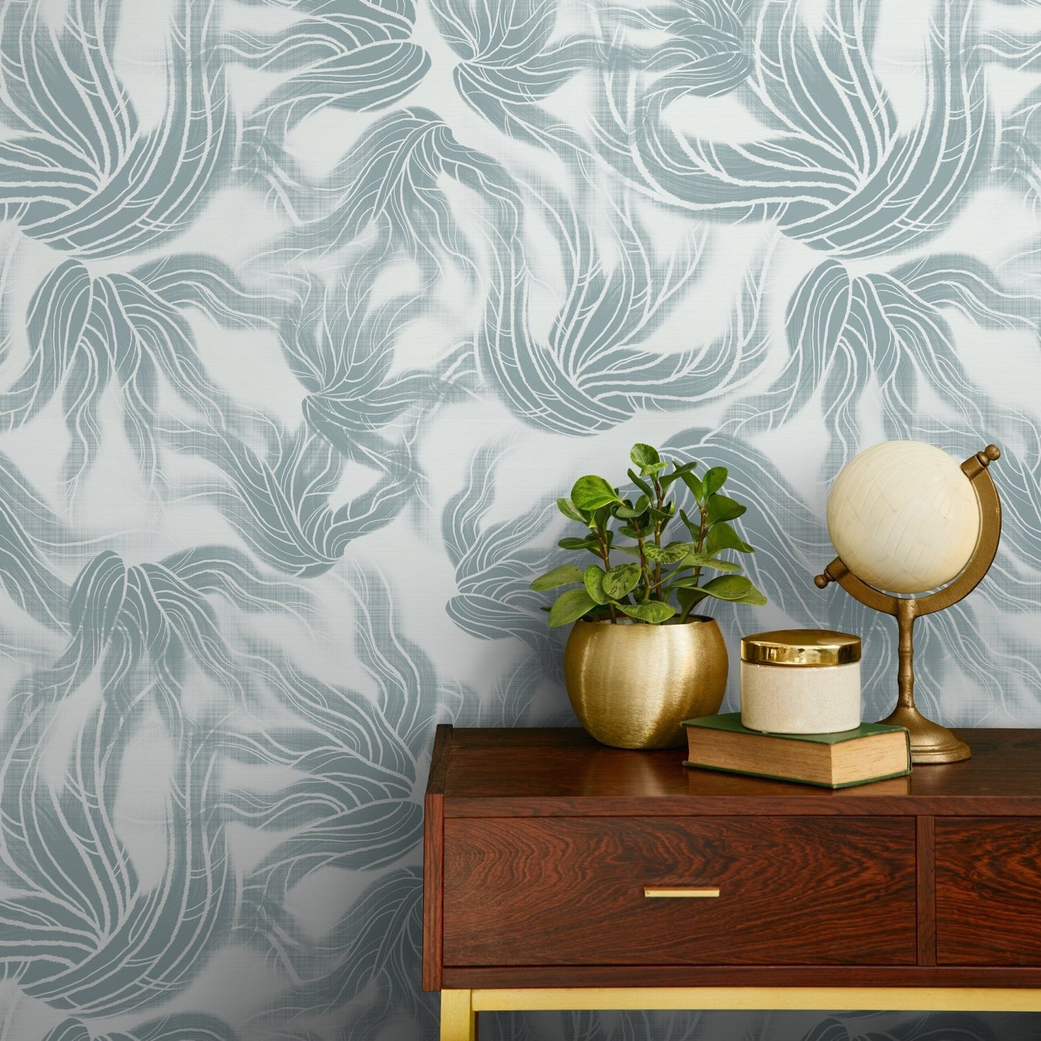 Organic Waves Wallpaper - C649 - WallTrend
