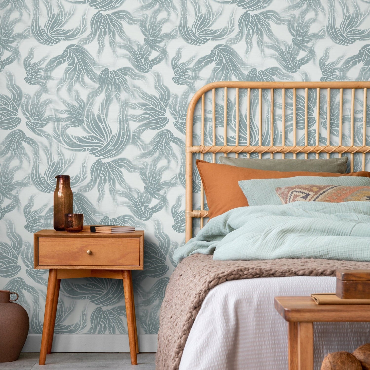 Organic Waves Wallpaper - C649 - WallTrend