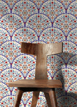 Ornate Floral Arch Wallpaper - B820 - WallTrend
