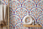 Ornate Floral Arch Wallpaper - B820 - WallTrend