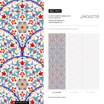 Ornate Floral Arch Wallpaper - B820 - WallTrend
