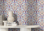 Ornate Floral Arch Wallpaper - B820 - WallTrend