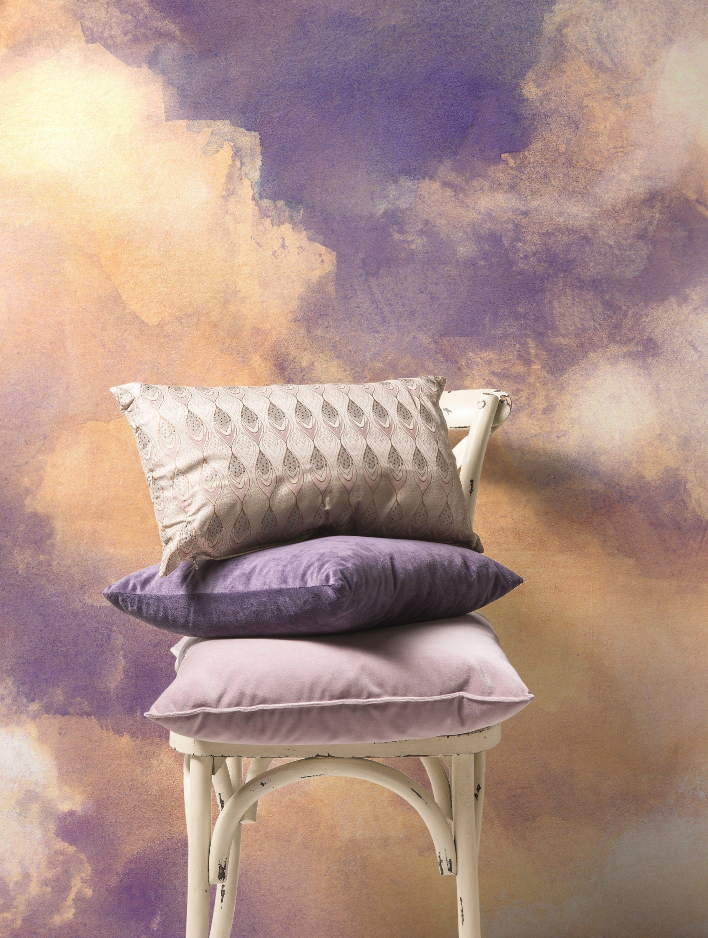 Pastel Color Watercolor Wallpaper / Peel and Stick Wallpaper Removable Wallpaper Home Decor Wall Art Wall Decor Room Decor - C917 - WallTrend