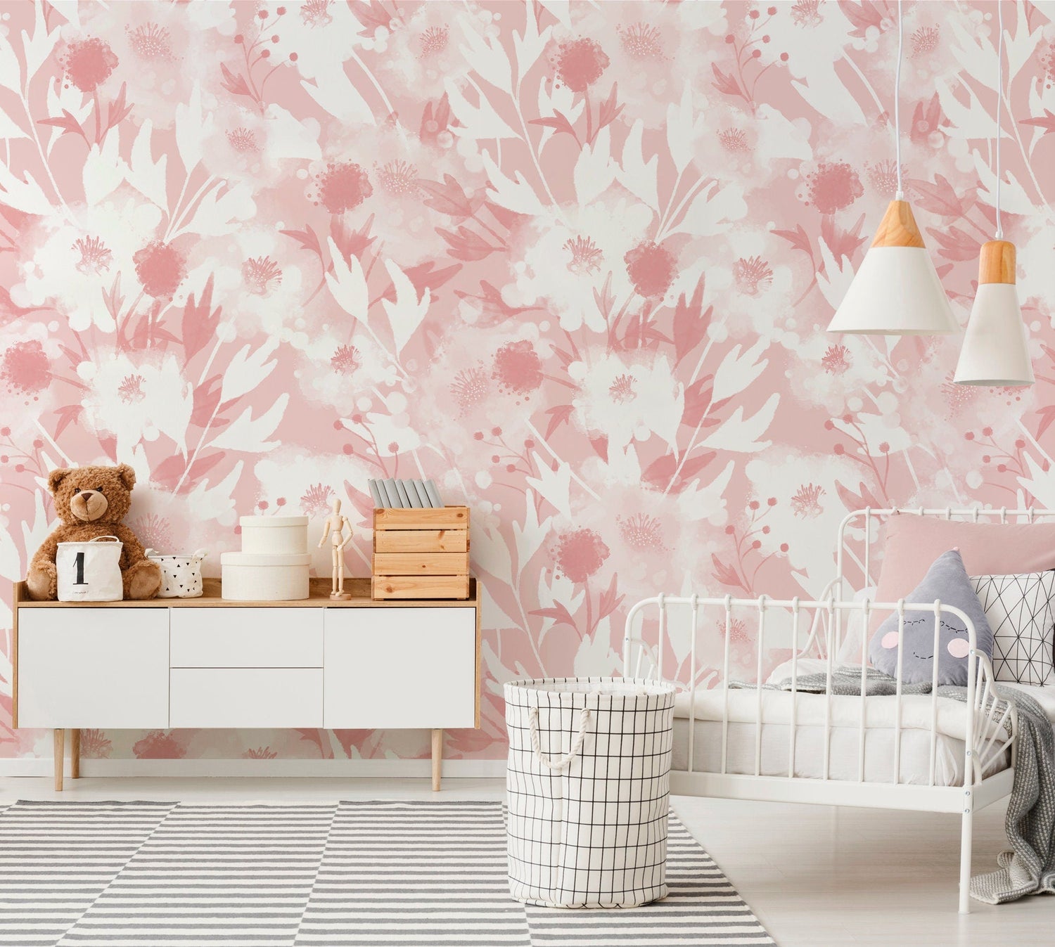 Pastel Floral Elegance Wallpaper - X130 - WallTrend