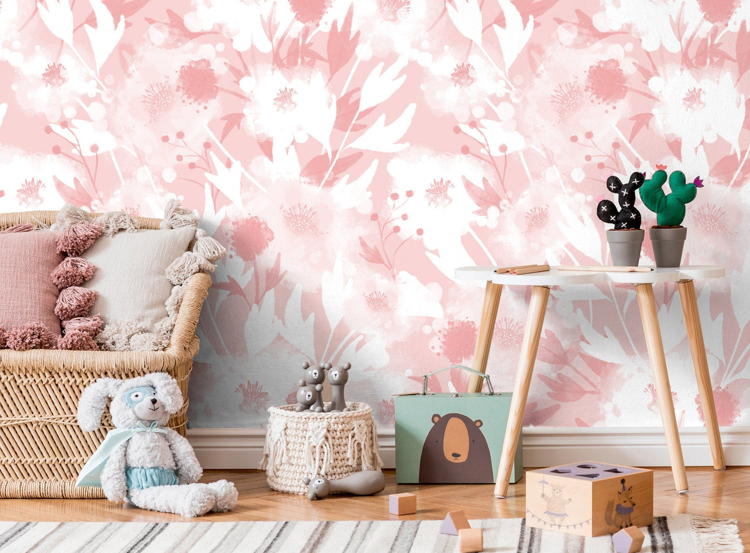 Pastel Floral Elegance Wallpaper - X130 - WallTrend