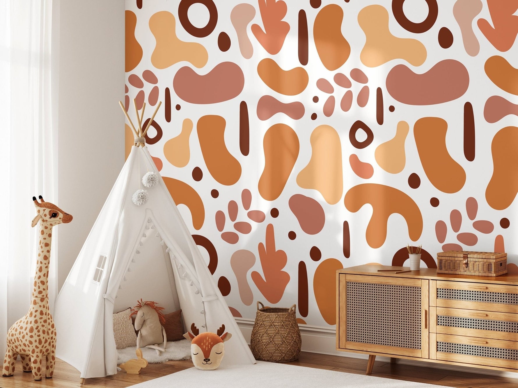 Peel and Stick Wallpaper Removable Wallpaper Contemporary Wall Mural Temporary Wallpaper Abstract Wallpaper - AS2 - B671 - WallTrend