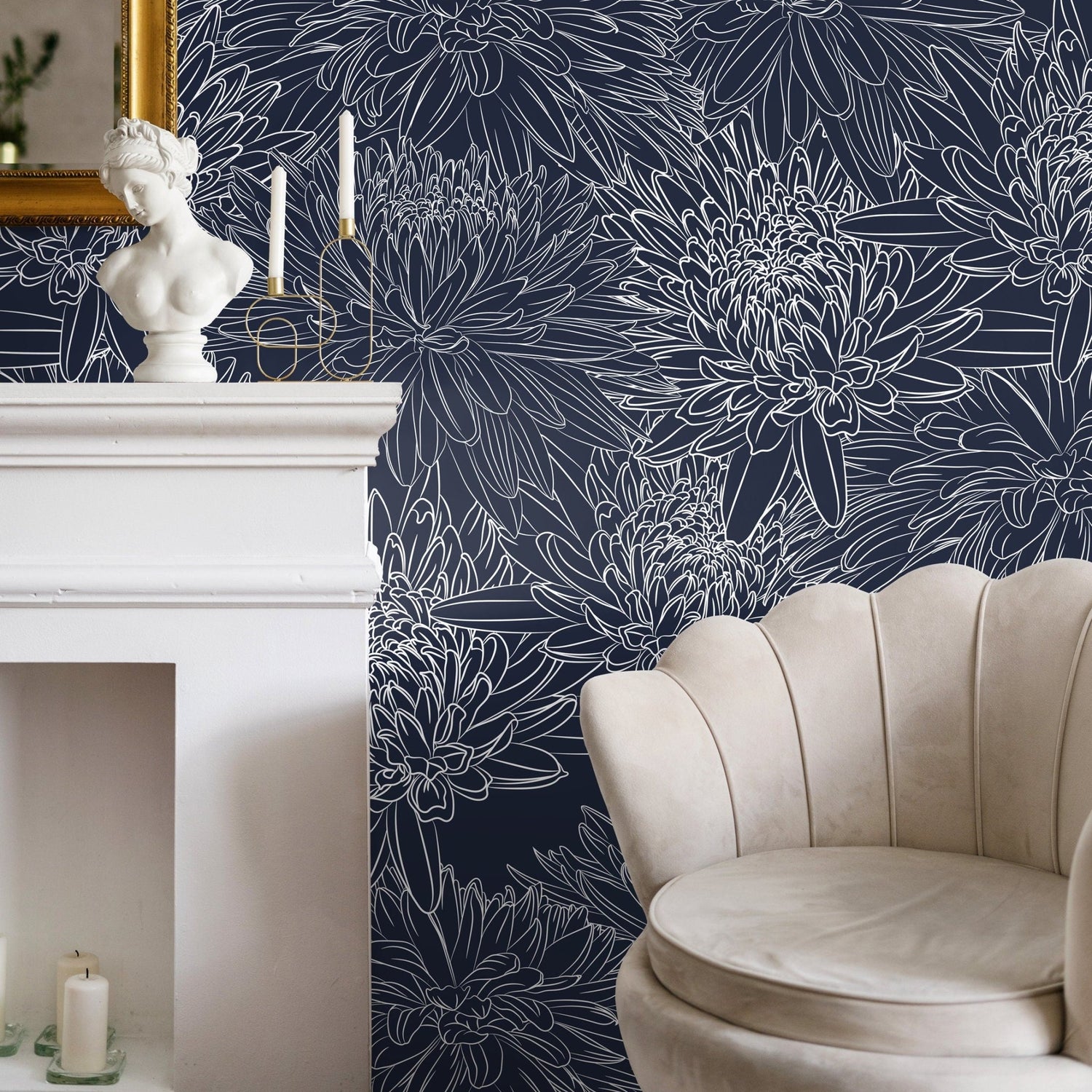 Peel and Stick Wallpaper Removable Wallpaper Wall Decor Home Decor Wall Art Printable Wall Art Room Decor Wall Prints Wall Hanging - B149 - WallTrend