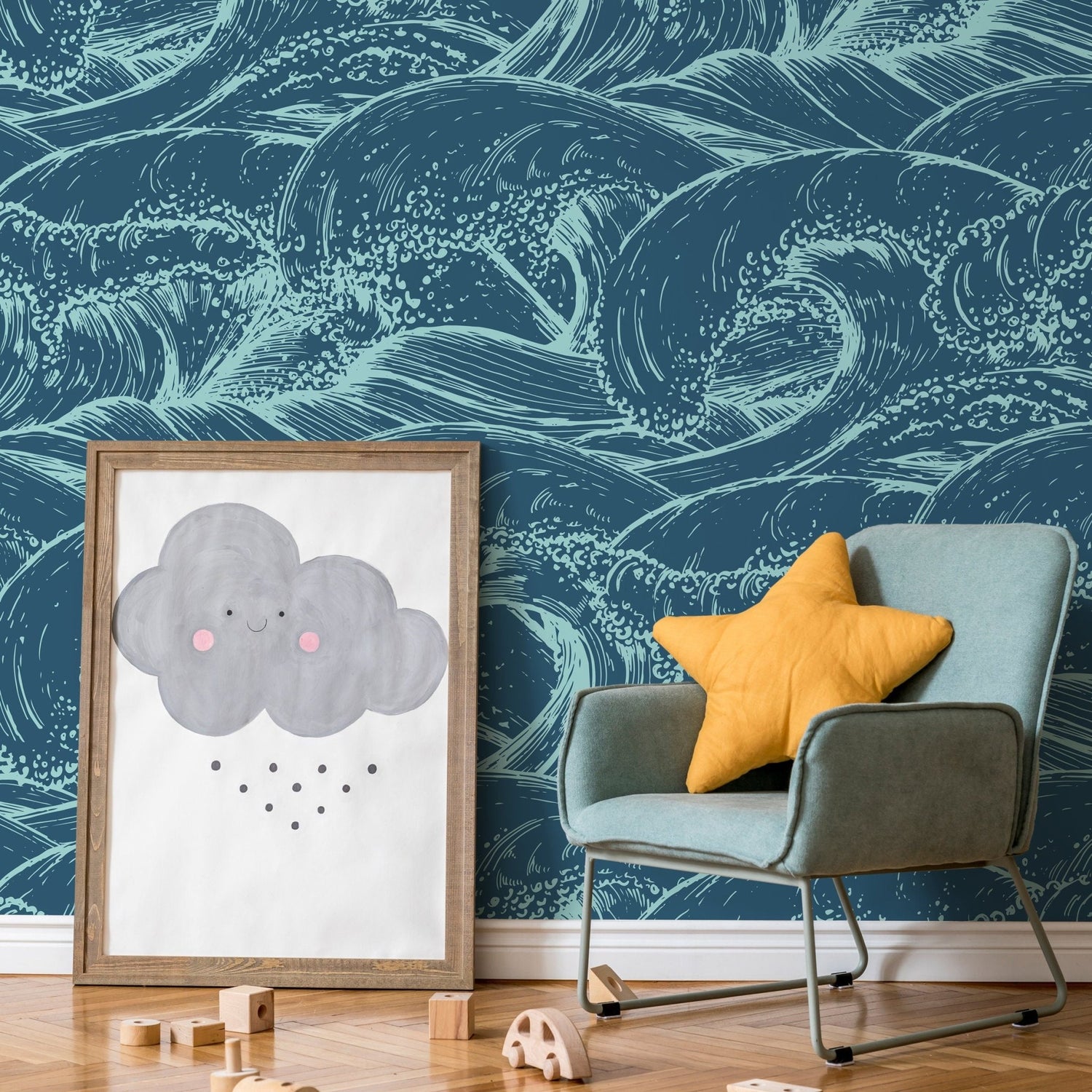 Peel and Stick Wallpaper Removable Wallpaper Wall Decor Home Decor Wall Art Printable Wall Art Room Decor Wall Prints Wall Hanging - B386 - WallTrend