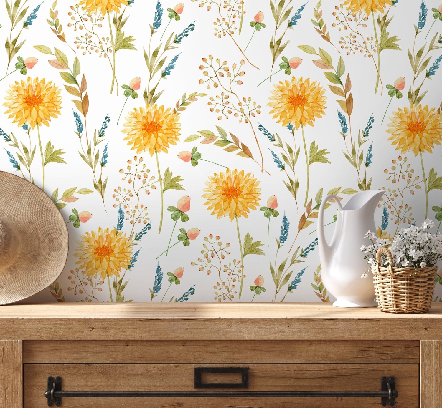 Peel and Stick Wallpaper Removable Wallpaper Wall Decor Home Decor Wall Art Printable Wall Art Room Decor Wall Prints Wall Hanging - B764 - WallTrend