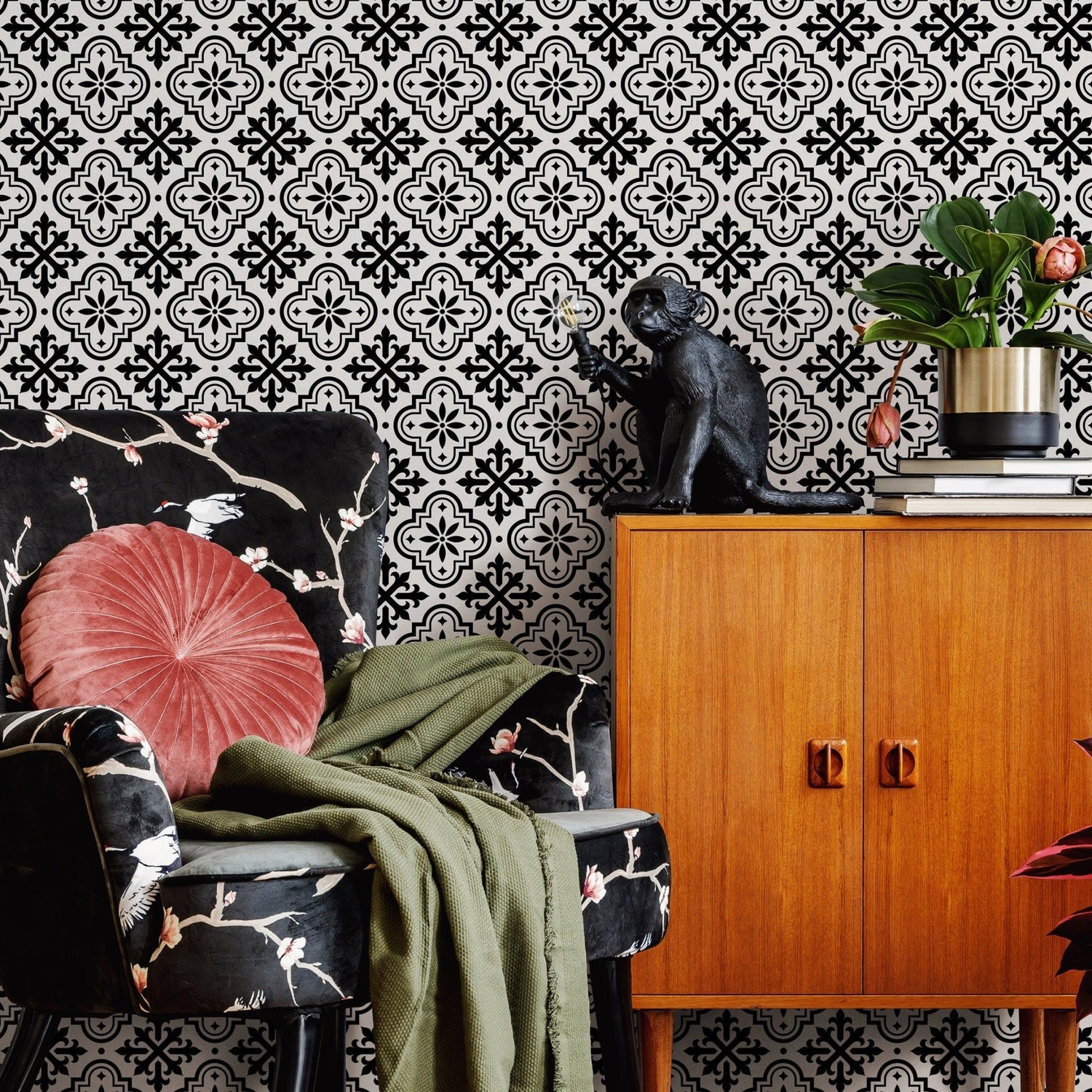 Peel and Stick Wallpaper Removable Wallpaper Wall Decor Home Decor Wall Art Printable Wall Art Room Decor Wall Prints Wall Hanging - B805 - WallTrend