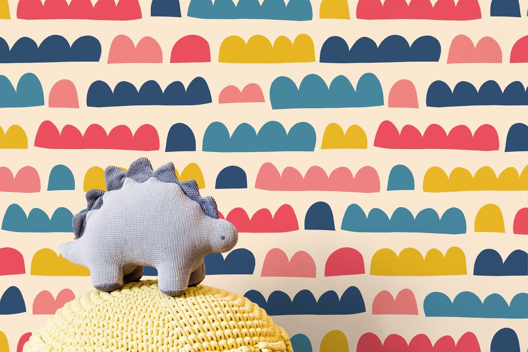 Playful Arch Pattern Wallpaper - D338 - WallTrend