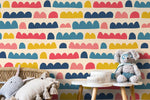 Playful Arch Pattern Wallpaper - D338 - WallTrend