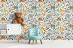 Playful Dinosaurs Wallpaper - D483 - WallTrend