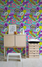 Pop Art Explosion Wallpaper - B563 - WallTrend