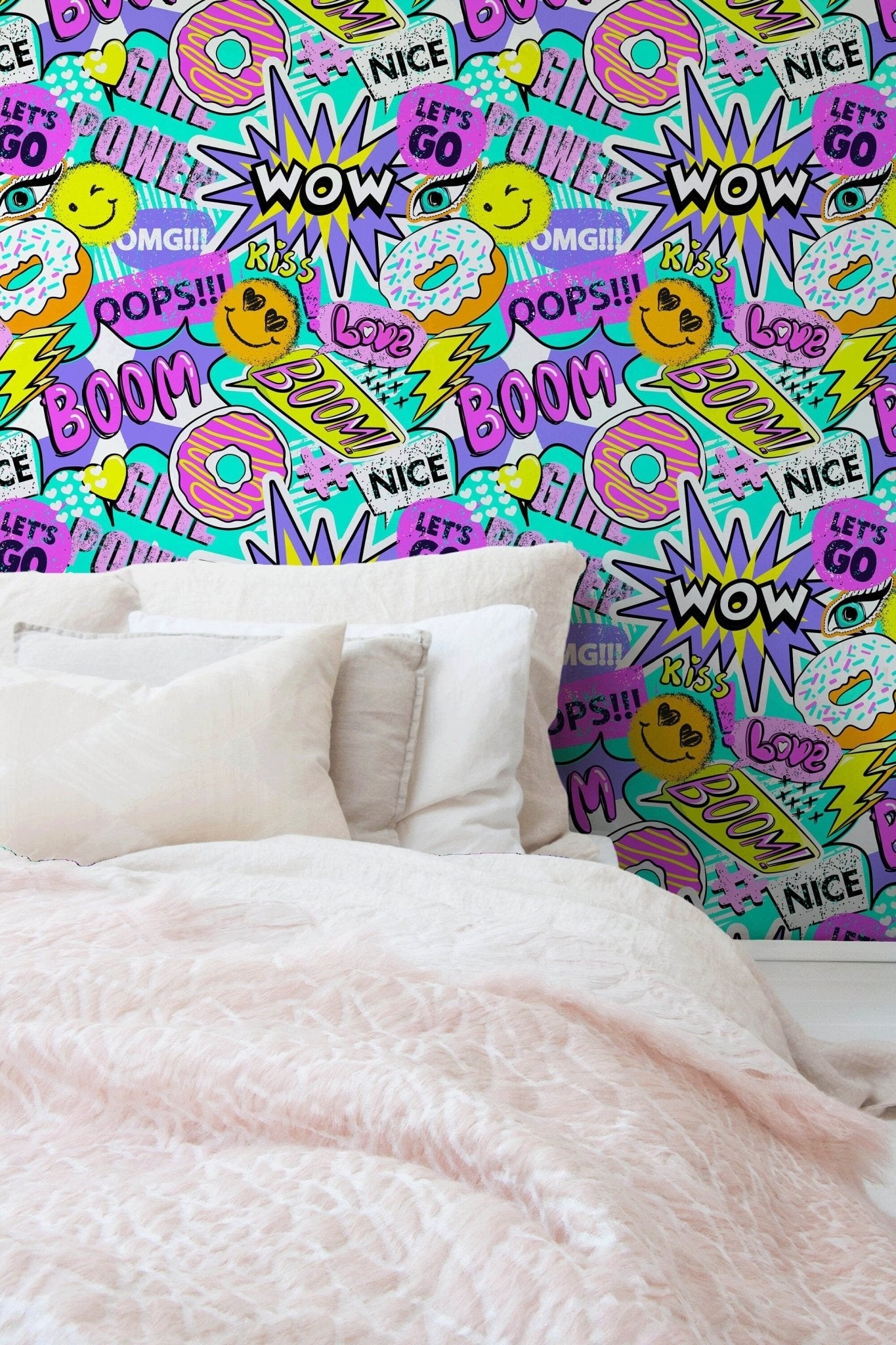 Pop Art Explosion Wallpaper - B563 - WallTrend