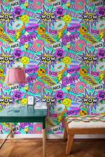Pop Art Explosion Wallpaper - B563 - WallTrend