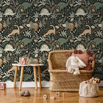 Prehistoric Fauna Wallpaper - D481 - WallTrend