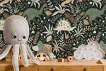 Prehistoric Fauna Wallpaper - D481 - WallTrend