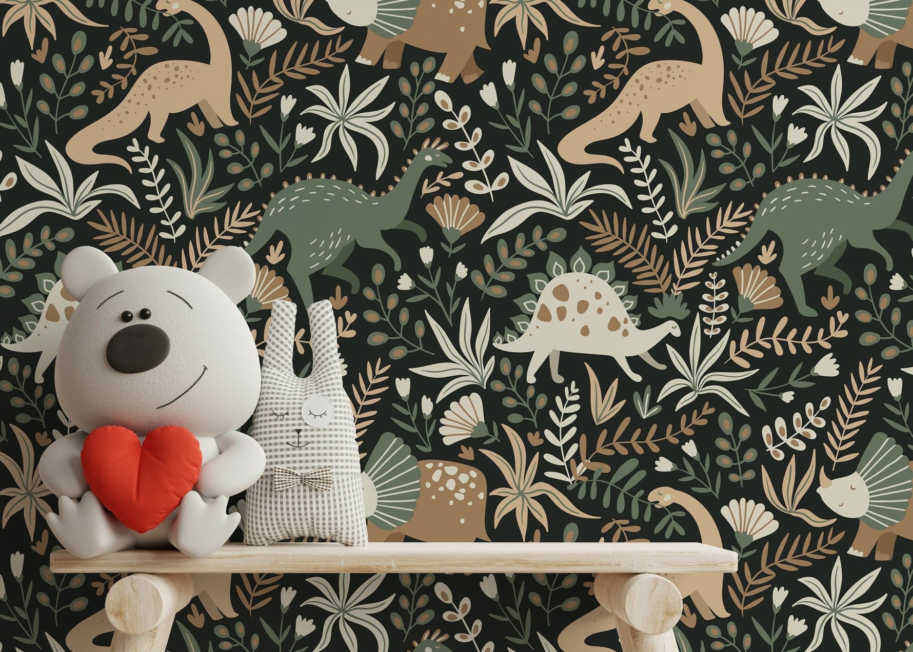 Prehistoric Fauna Wallpaper - D481 - WallTrend