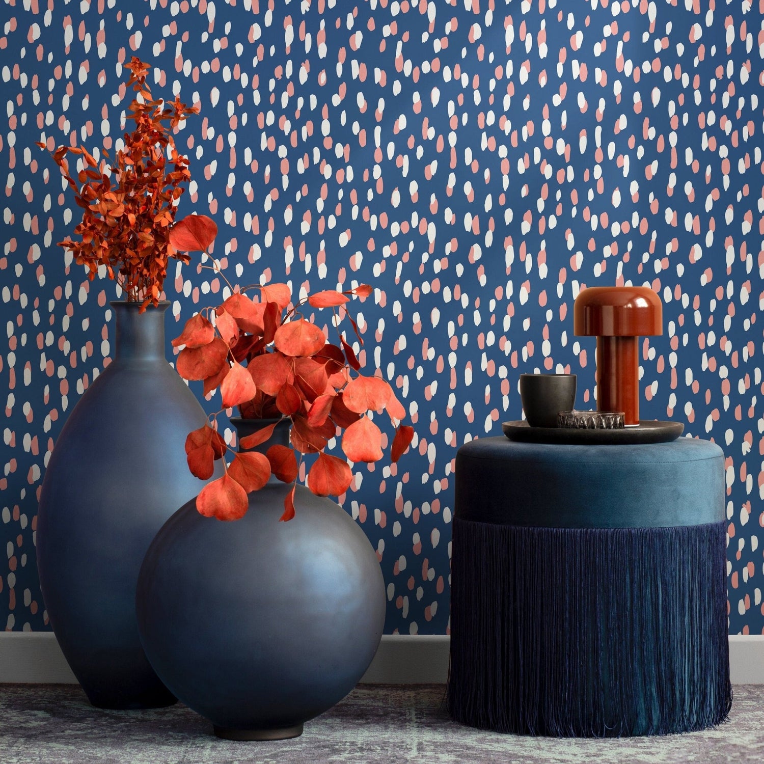 Removable Wallpaper Peel and Stick Wallpaper Wall Paper - Colorful Spots Wallpaper - B253 - WallTrend