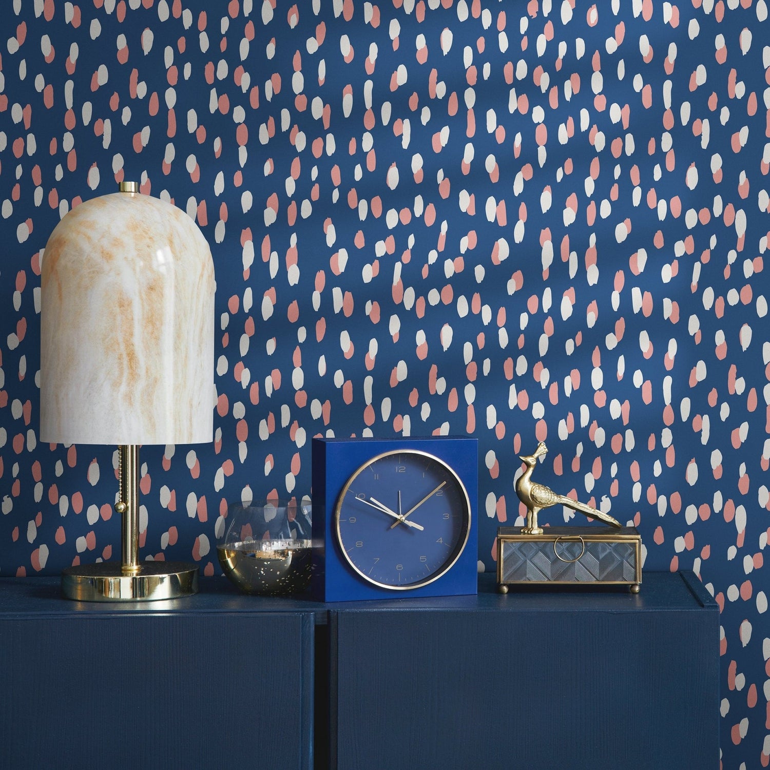 Removable Wallpaper Peel and Stick Wallpaper Wall Paper - Colorful Spots Wallpaper - B253 - WallTrend
