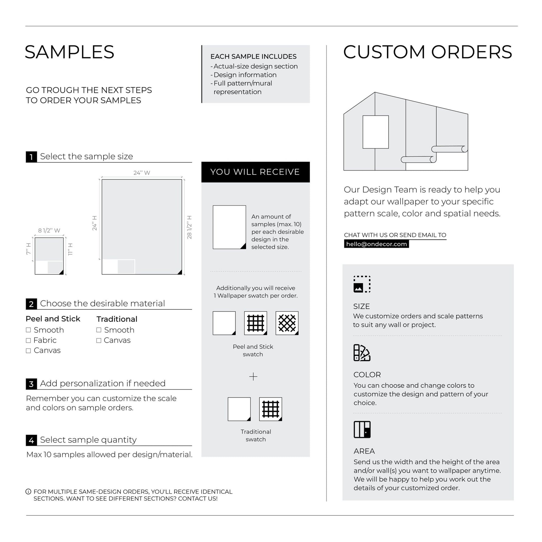 Removable Wallpaper Peel and Stick Wallpaper Wall Paper Wall Mural - Geometric Gray Wallpaper - A553 - WallTrend