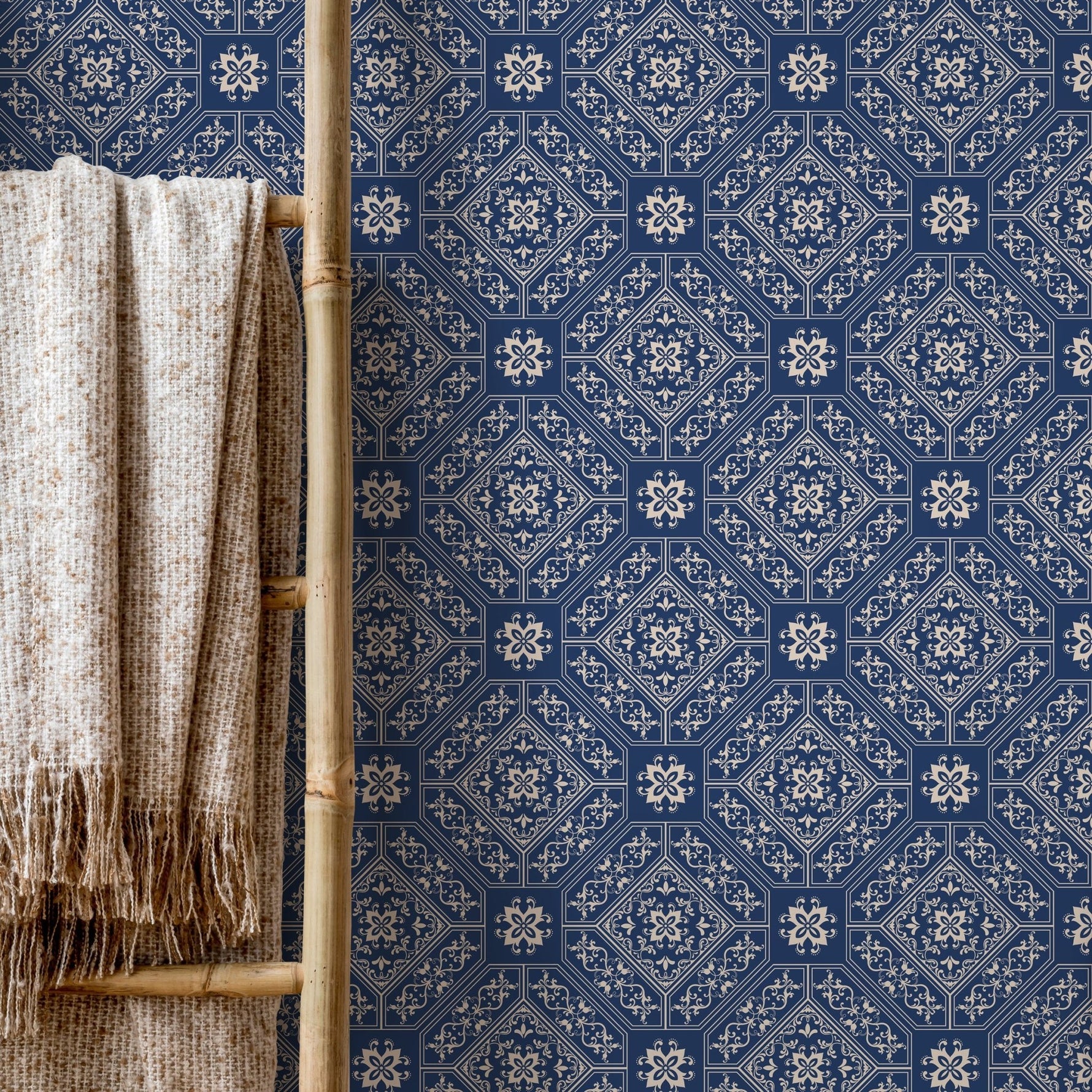 Removable Wallpaper Peel and Stick Wallpaper Wall Paper Wall Mural - Geometric Lines Wallpaper - C188 - WallTrend