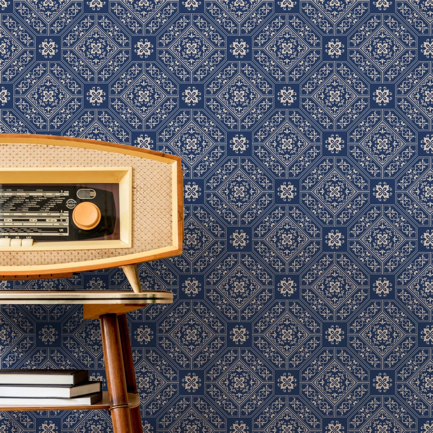 Removable Wallpaper Peel and Stick Wallpaper Wall Paper Wall Mural - Geometric Lines Wallpaper - C188 - WallTrend