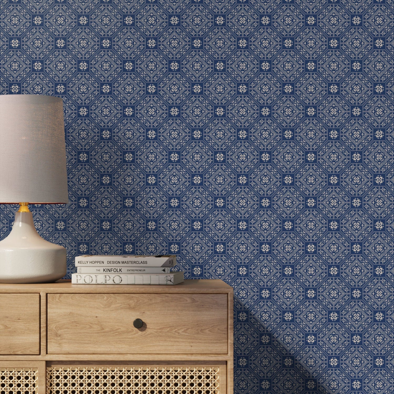 Removable Wallpaper Peel and Stick Wallpaper Wall Paper Wall Mural - Geometric Lines Wallpaper - C188 - WallTrend