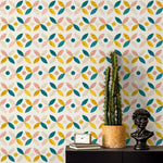 Removable Wallpaper Peel and Stick Wallpaper Wall Paper Wall Mural - Geometric Rectangles Wallpaper - C230 - WallTrend