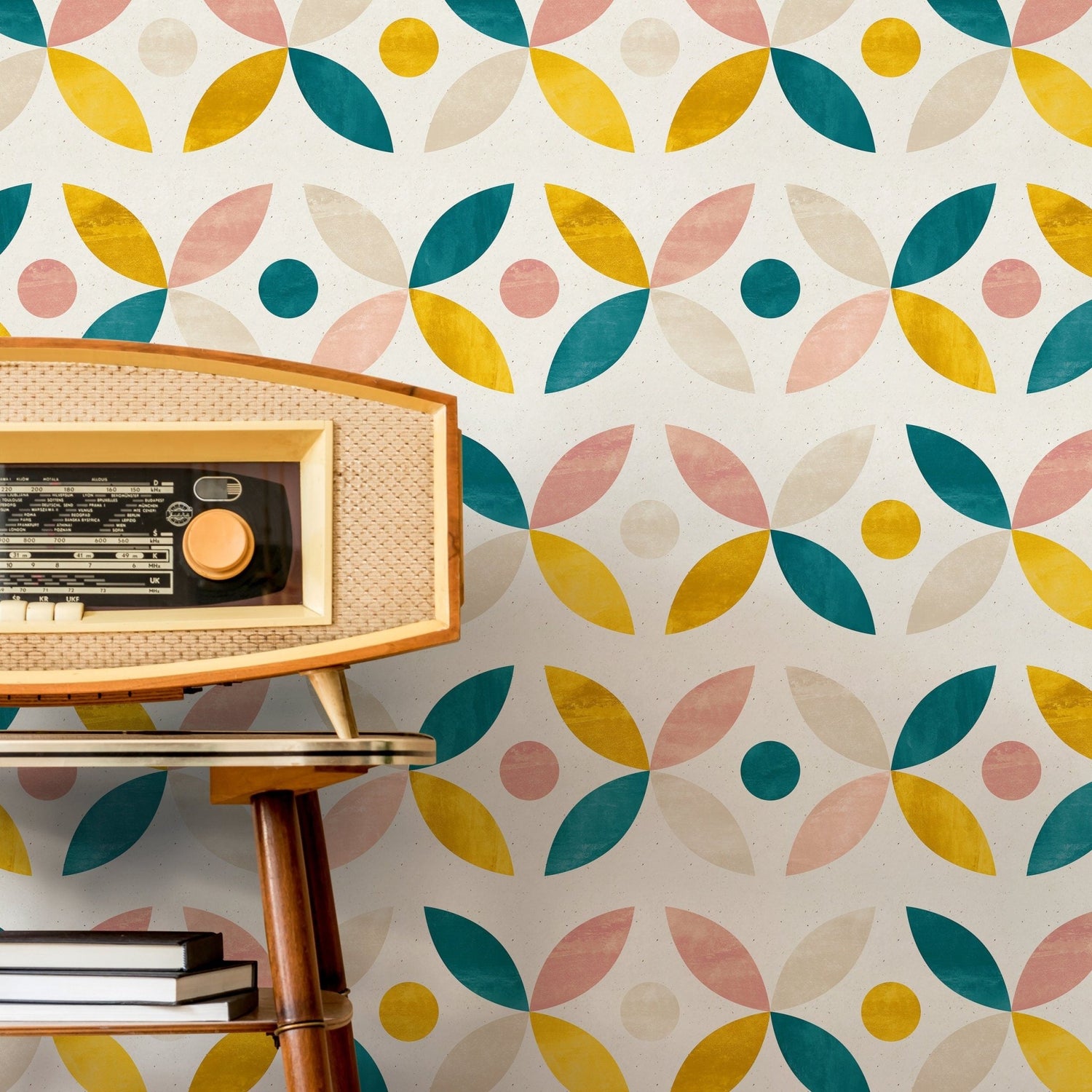 Removable Wallpaper Peel and Stick Wallpaper Wall Paper Wall Mural - Geometric Rectangles Wallpaper - C230 - WallTrend