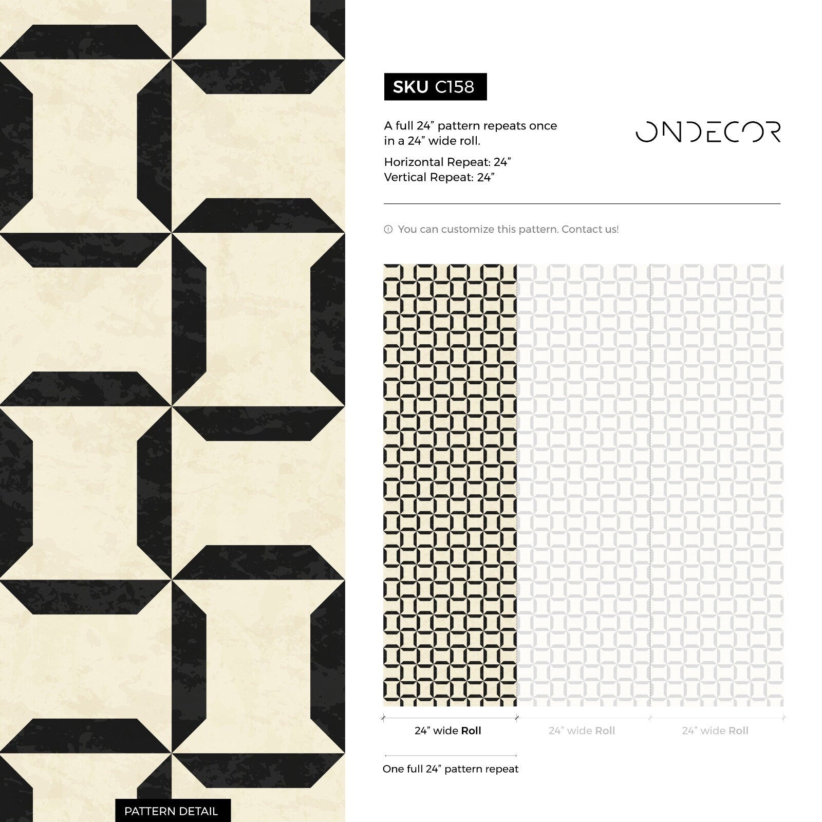 Removable Wallpaper Peel and Stick Wallpaper Wall Paper Wall Mural - Geometric Triangles Wallpaper - C158 - WallTrend