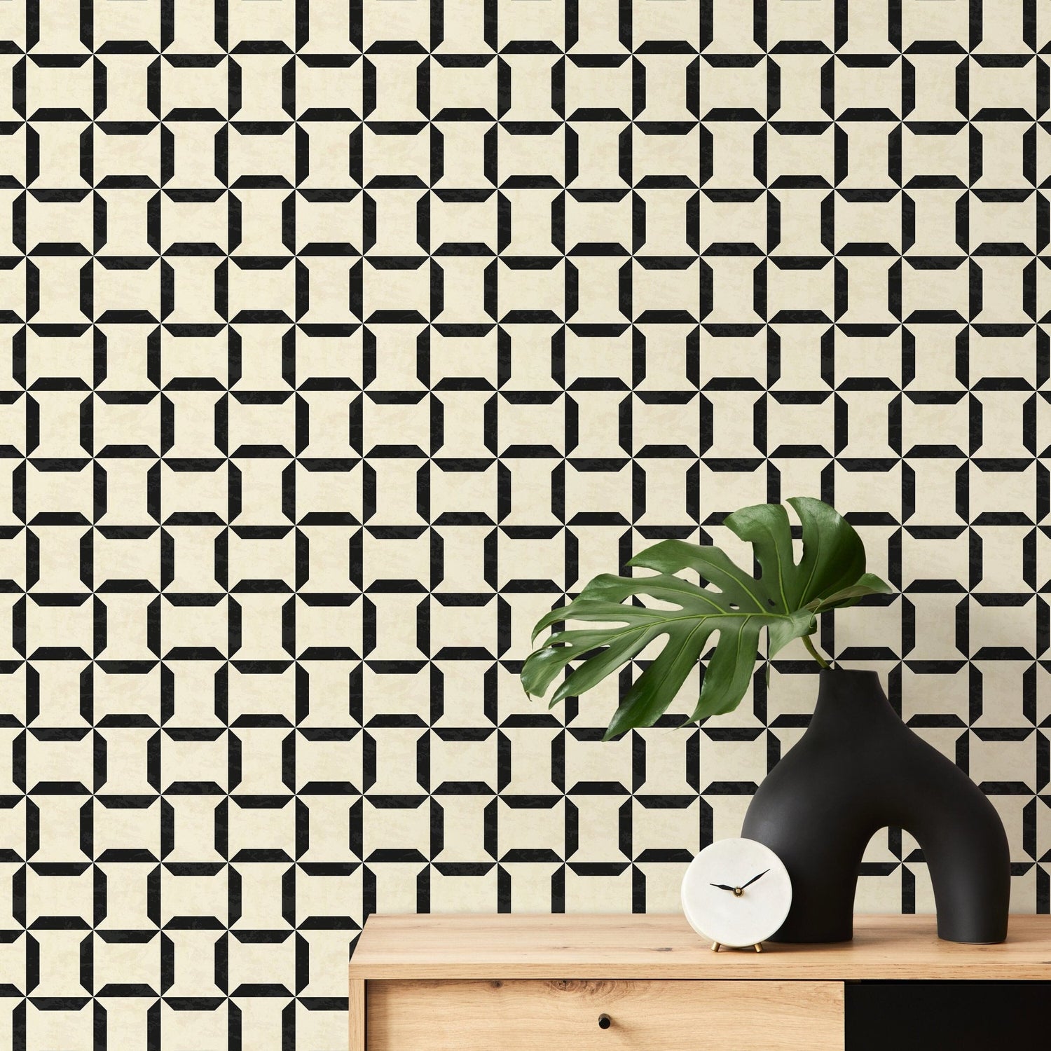 Removable Wallpaper Peel and Stick Wallpaper Wall Paper Wall Mural - Geometric Triangles Wallpaper - C158 - WallTrend