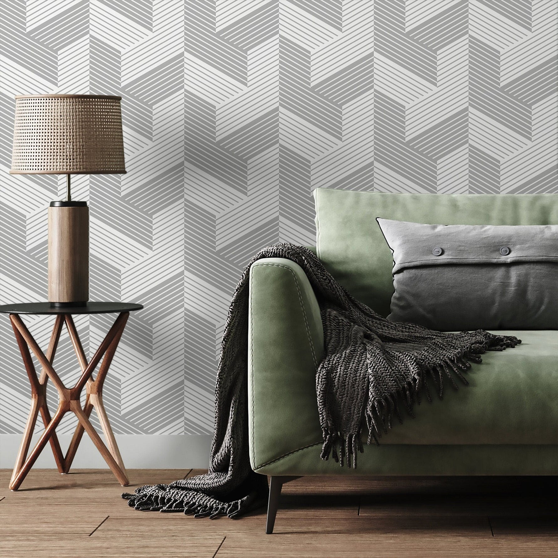 Removable Wallpaper Peel and Stick Wallpaper Wall Paper Wall Mural - Geometric Wallpaper - A484 - WallTrend