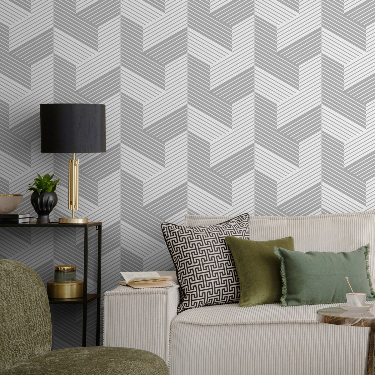 Removable Wallpaper Peel and Stick Wallpaper Wall Paper Wall Mural - Geometric Wallpaper - A484 - WallTrend