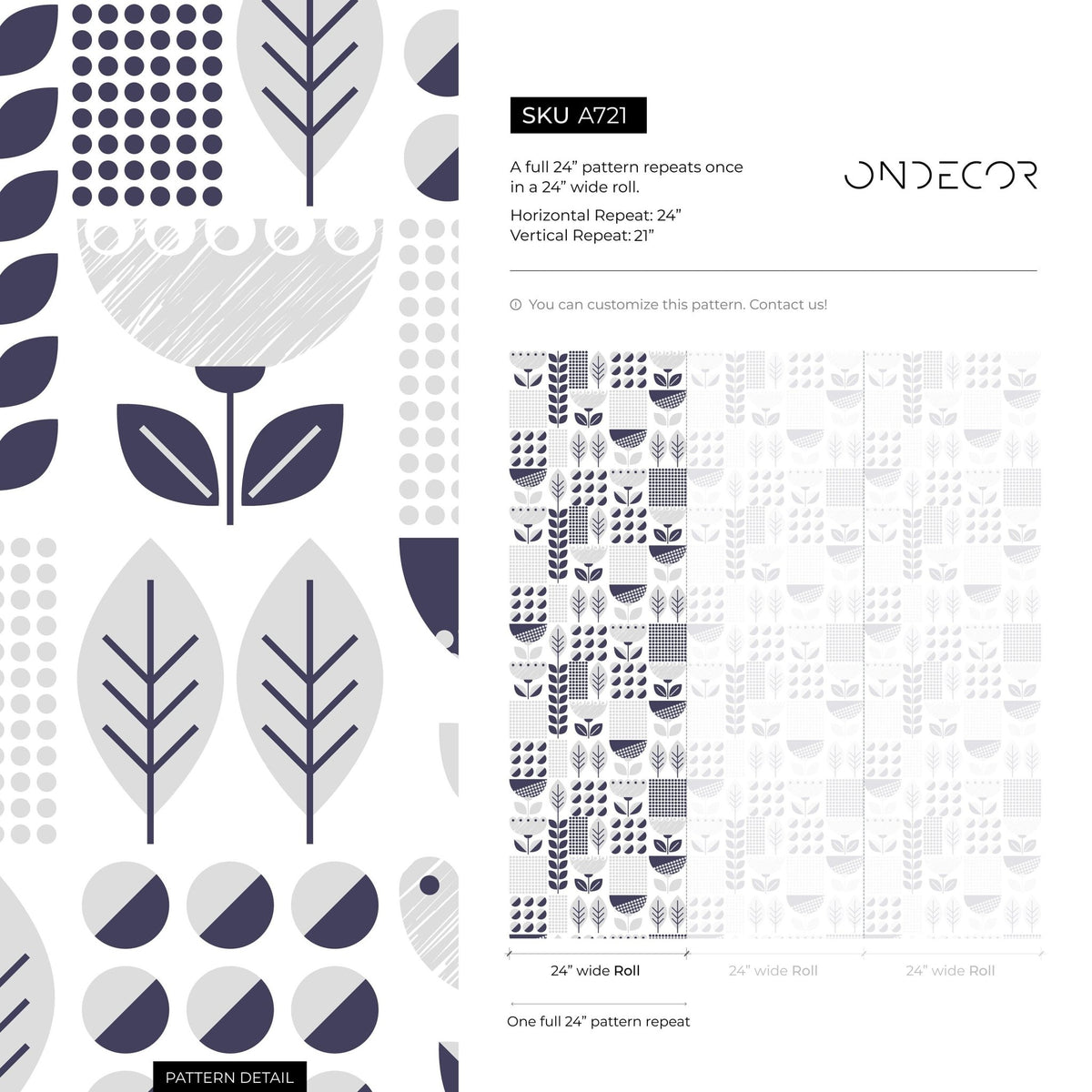 Removable Wallpaper Peel and Stick Wallpaper Wall Paper Wall Mural - Geometric Wallpaper - A721 - WallTrend