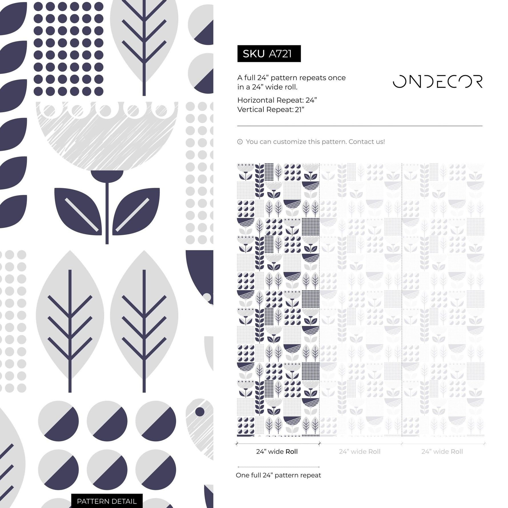 Removable Wallpaper Peel and Stick Wallpaper Wall Paper Wall Mural - Geometric Wallpaper - A721 - WallTrend