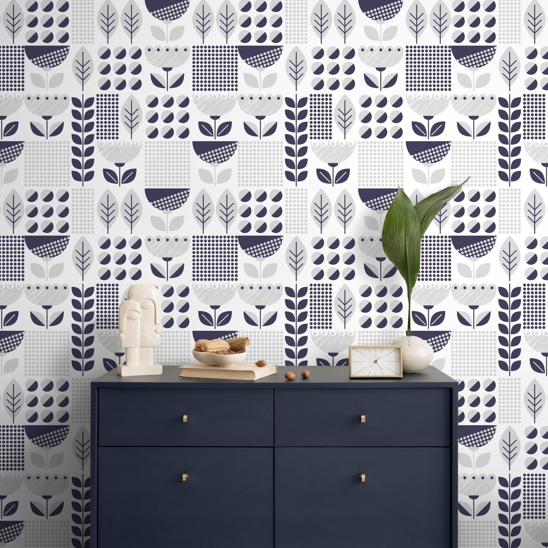 Removable Wallpaper Peel and Stick Wallpaper Wall Paper Wall Mural - Geometric Wallpaper - A721 - WallTrend