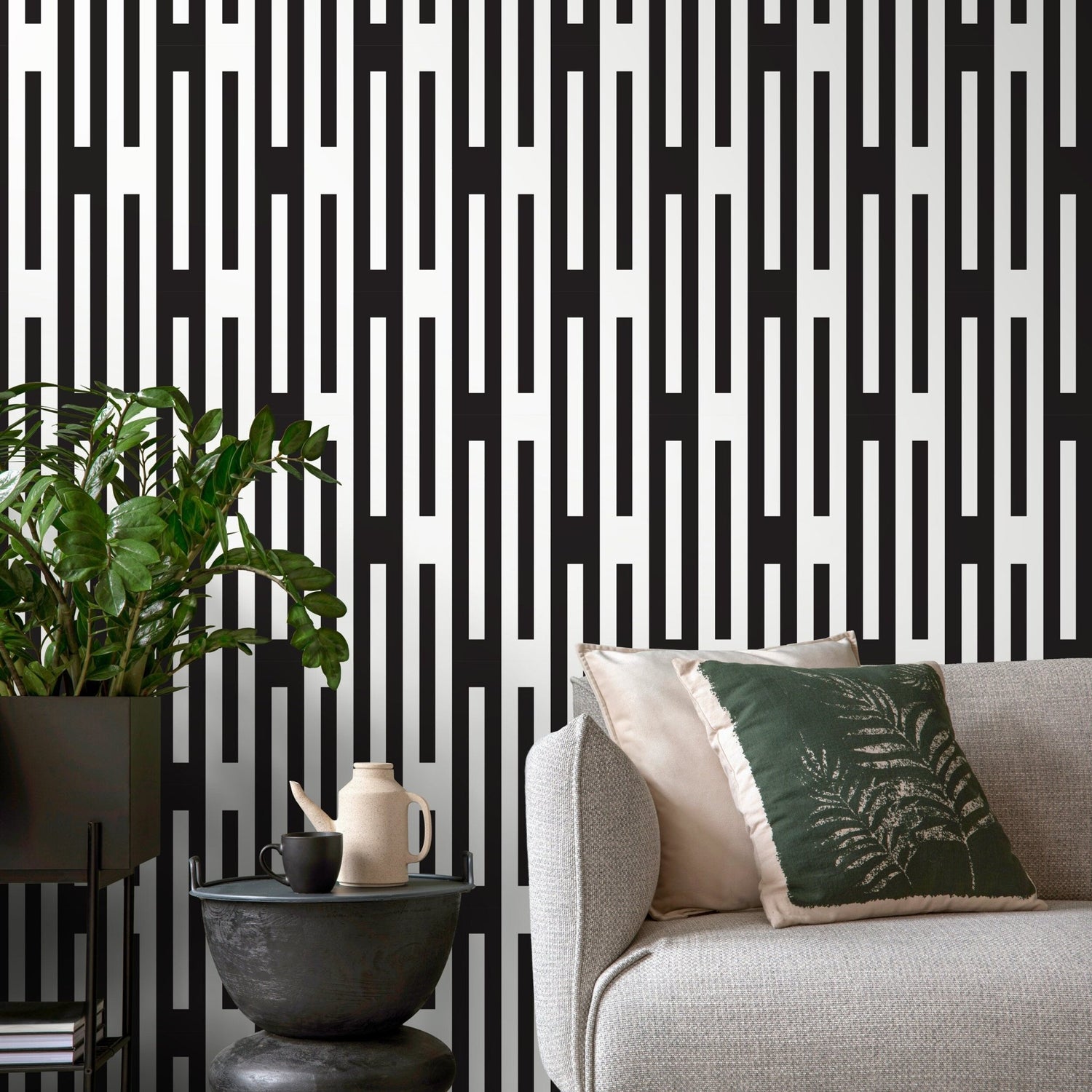 Removable Wallpaper Peel and Stick Wallpaper Wall Paper Wall Mural - Geometric Wallpaper - D939 - WallTrend