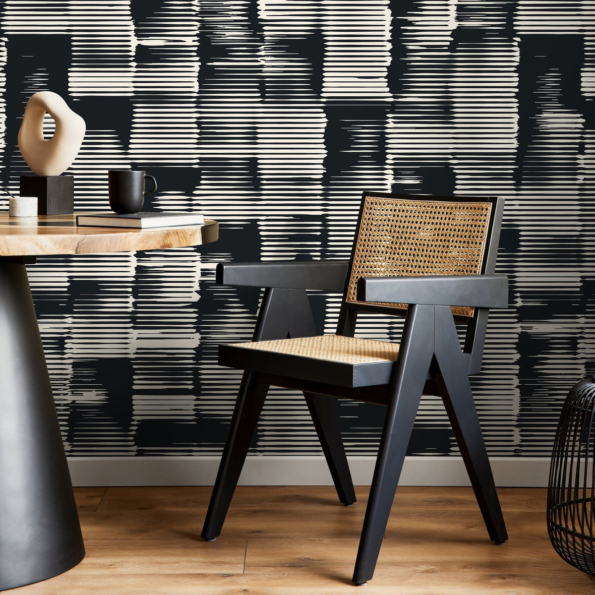 Removable Wallpaper Peel and Stick Wallpaper Wall Paper Wall Mural - Gray Abstract Wallpaper - A468 - WallTrend