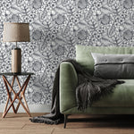 Removable Wallpaper Peel and Stick Wallpaper Wall Paper Wall Mural - Hand Draw Floral Wallpaper - A462 - WallTrend