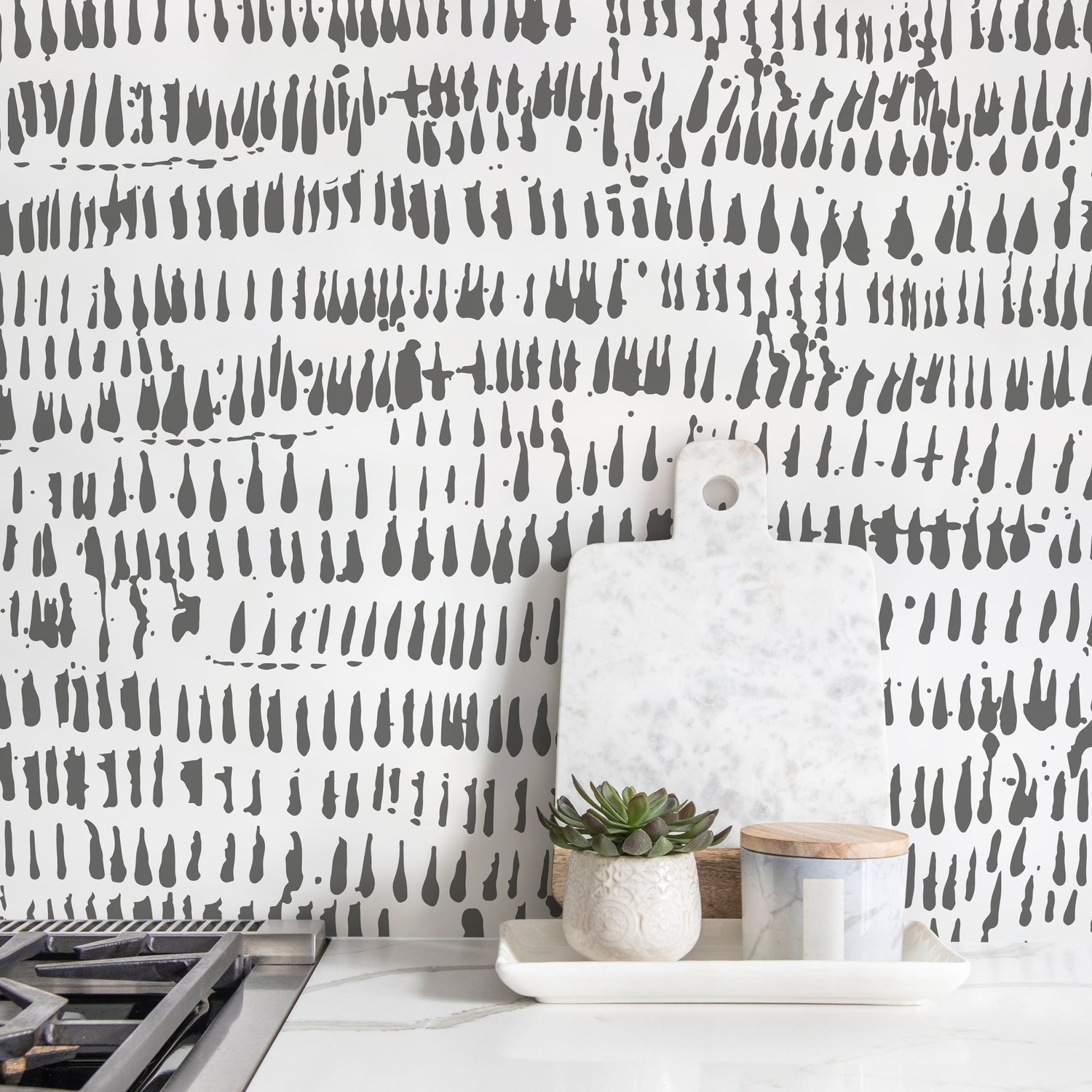 Removable Wallpaper Peel and Stick Wallpaper Wall Paper Wall Mural - Hand Draw Wallpaper - AS1 - C098 - WallTrend