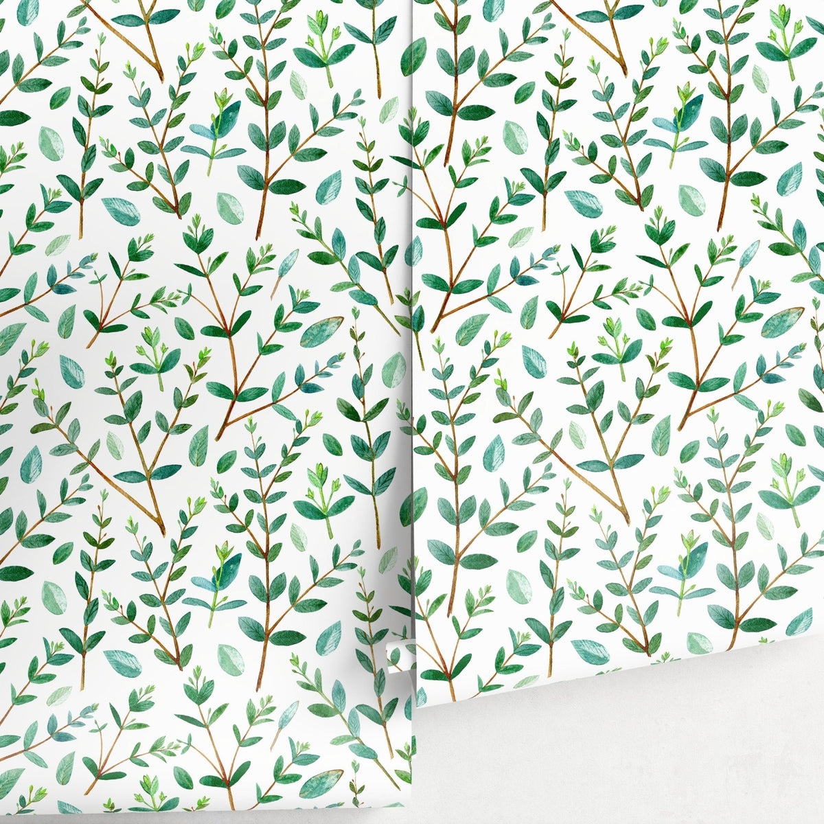 Removable Wallpaper Peel and Stick Wallpaper Wall Paper Wall Mural - Leaf Wallpaper Tropical Wallpaper - A463 - WallTrend