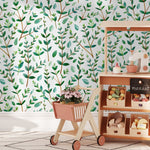 Removable Wallpaper Peel and Stick Wallpaper Wall Paper Wall Mural - Leaf Wallpaper Tropical Wallpaper - A463 - WallTrend