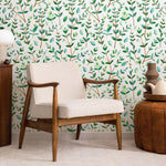 Removable Wallpaper Peel and Stick Wallpaper Wall Paper Wall Mural - Leaf Wallpaper Tropical Wallpaper - A463 - WallTrend