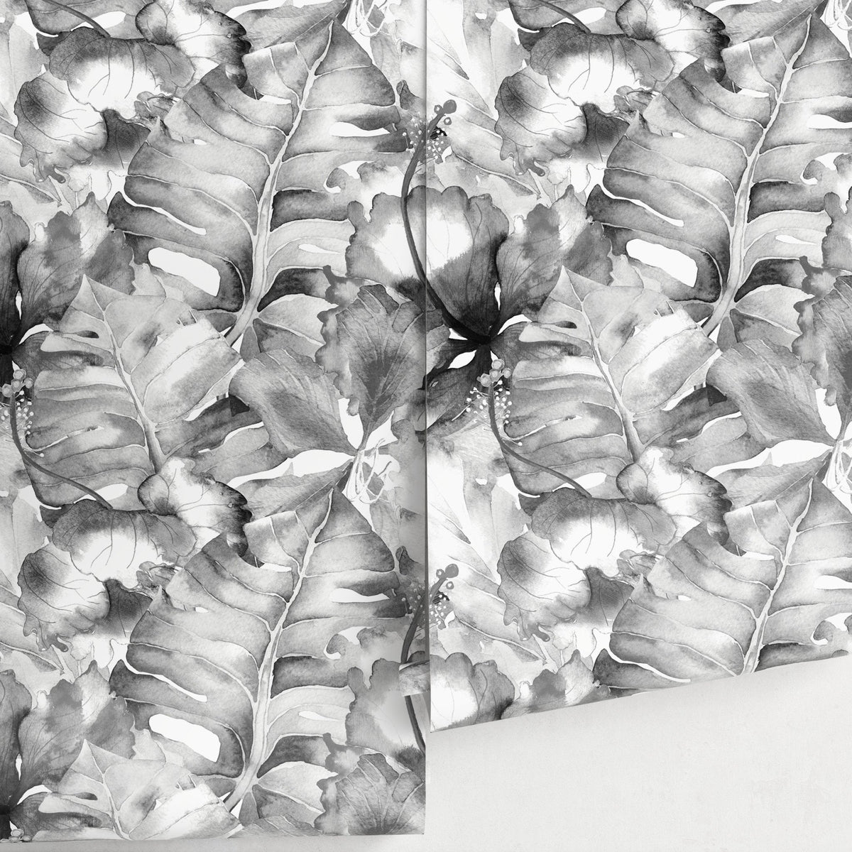 Removable Wallpaper Peel and Stick Wallpaper Wall Paper Wall Mural - Monstera Wallpaper - A515 - WallTrend
