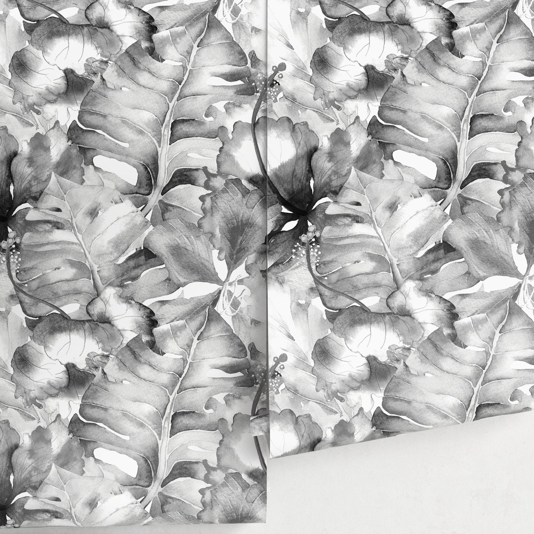 Removable Wallpaper Peel and Stick Wallpaper Wall Paper Wall Mural - Monstera Wallpaper - A515 - WallTrend