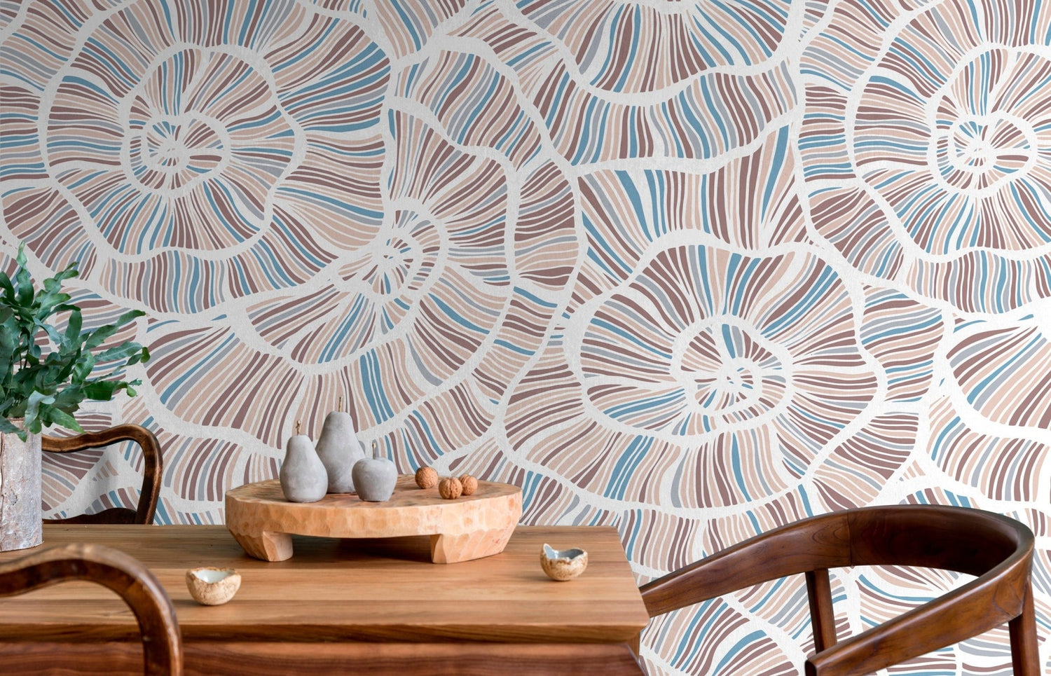 Removable Wallpaper Peel and Stick Wallpaper Wall Paper Wall Mural Mosaico Tiles Wallpaper Watercolor Wallpaper Watercolor Print - B784 - WallTrend
