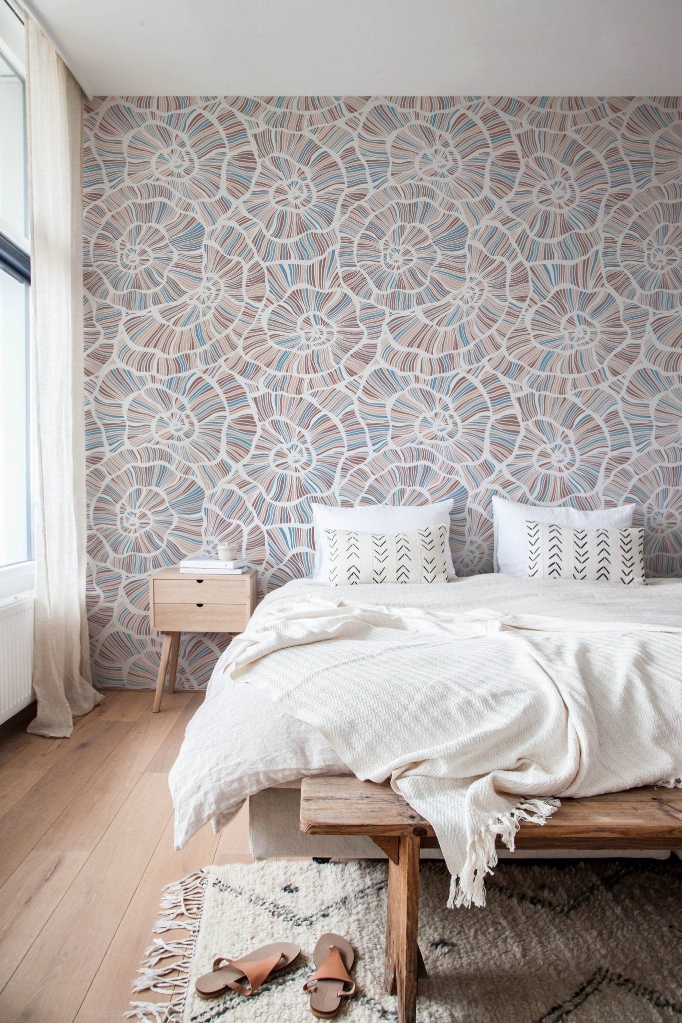 Removable Wallpaper Peel and Stick Wallpaper Wall Paper Wall Mural Mosaico Tiles Wallpaper Watercolor Wallpaper Watercolor Print - B784 - WallTrend