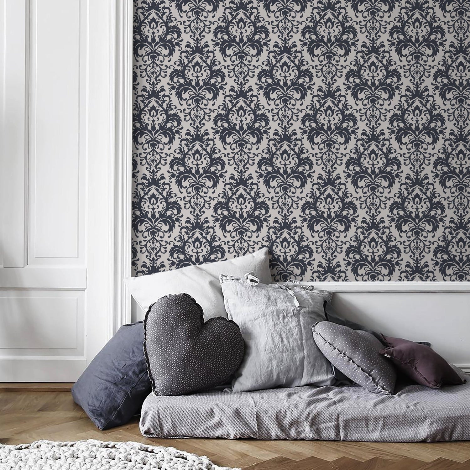 Removable Wallpaper Peel and Stick Wallpaper Wall Paper Wall Mural - Portuguese Azulejos Tile Wallpaper - C184 - WallTrend
